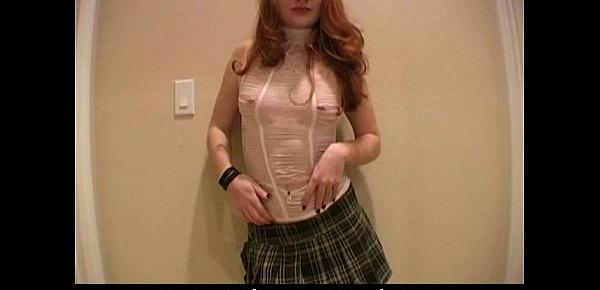  Meaghan’s Schoolgirl Strip Show